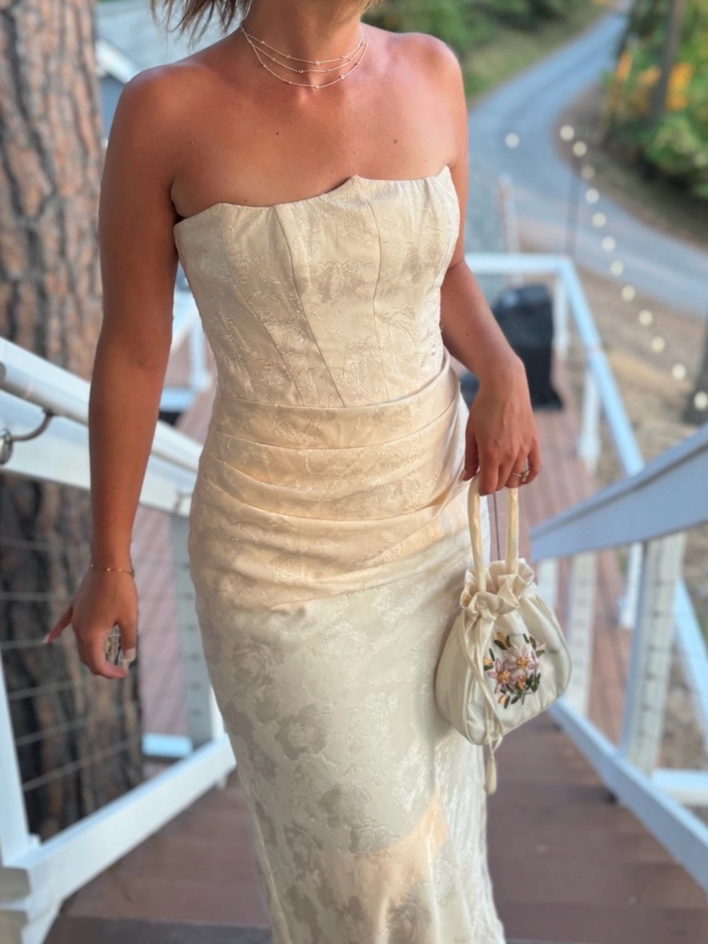 azazie strapless bridal dress